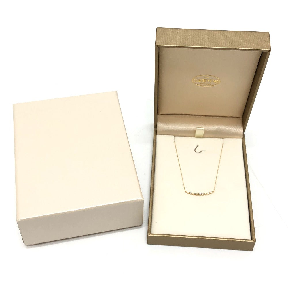 jewelry K18YG 9PDiamond Yellow Gold Jewelry Accessories Necklace K18 Gold Used