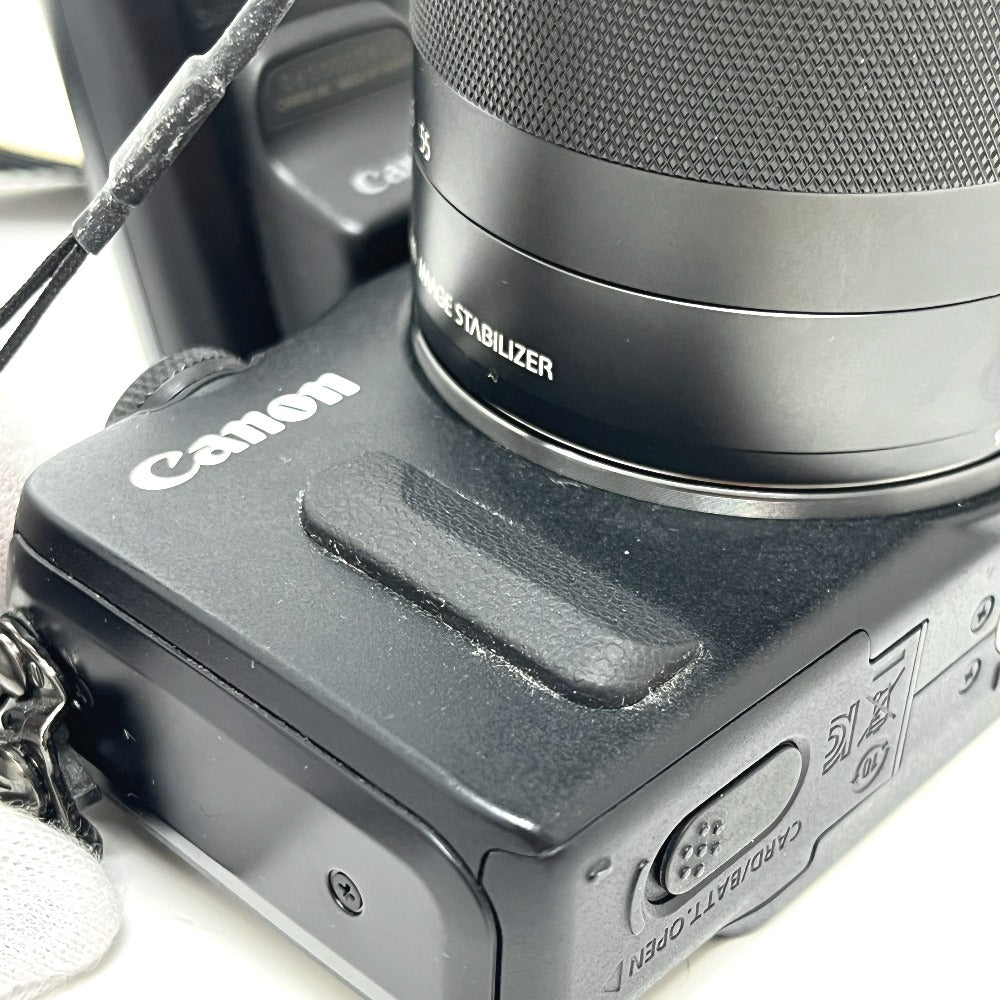 Canon EOS M Speedlite 90EX EF-M18-55 Digital SLR camera metal/plastic Black Used
