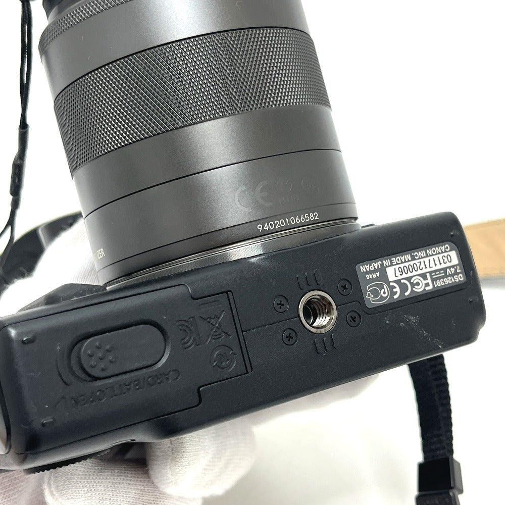 Canon EOS M Speedlite 90EX EF-M18-55 Digital SLR camera metal/plastic Black Used