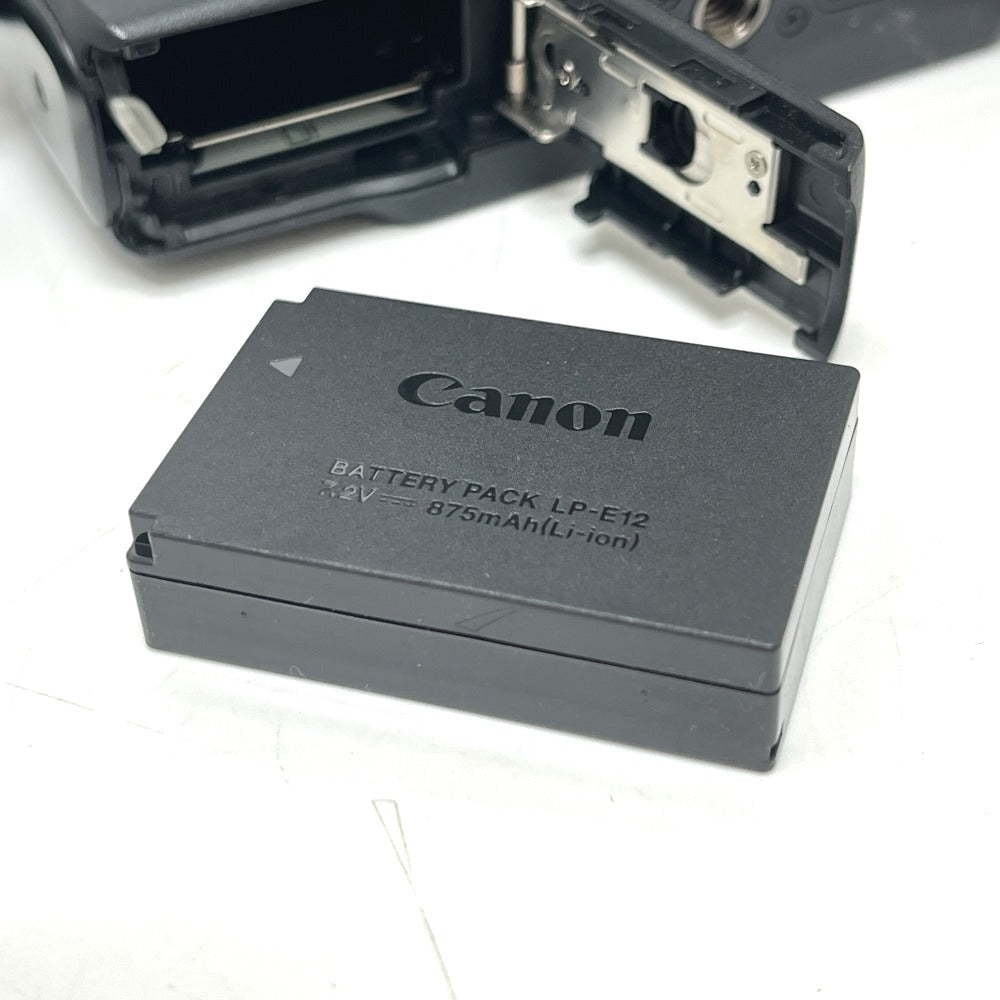 Canon EOS M Speedlite 90EX EF-M18-55 Digital SLR camera metal/plastic Black Used