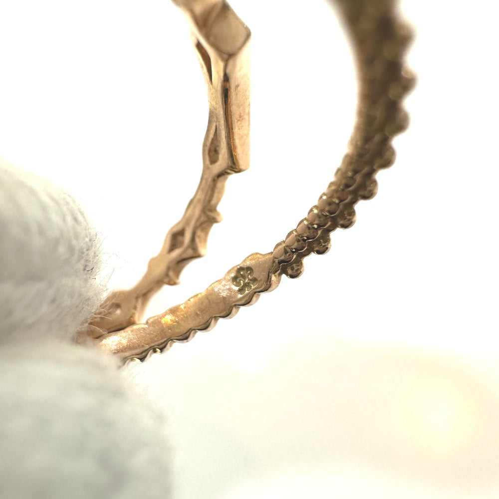 jewelry K10PG デザイン アクセサリー ダイヤ 2連 リング・指輪 K10PG レディース ゴールド