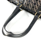 BALLY logo print tote bag, shoulder bag, PVC, unisex, black