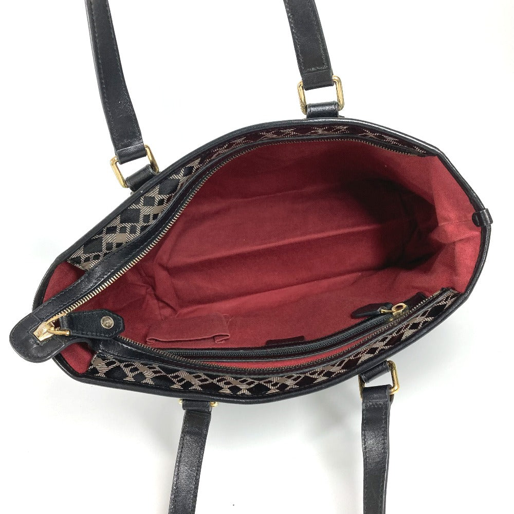 BALLY logo print tote bag, shoulder bag, PVC, unisex, black