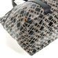 BALLY logo print tote bag, shoulder bag, PVC, unisex, black