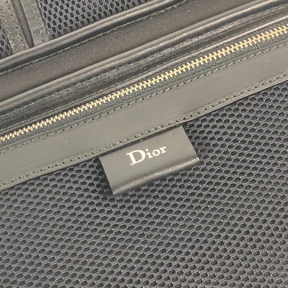 Dior ロゴ トロッター クラッチバッグ カバン ポーチ PVC メンズ ブラック - brandshop-reference