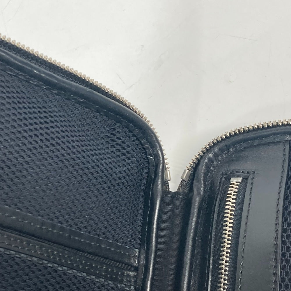 Dior ロゴ トロッター クラッチバッグ カバン ポーチ PVC メンズ ブラック - brandshop-reference