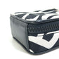 DIOR HOMME Cigarette Case with Key Ring, Tribal Two-Tone Nylon Pouch, White, Men's