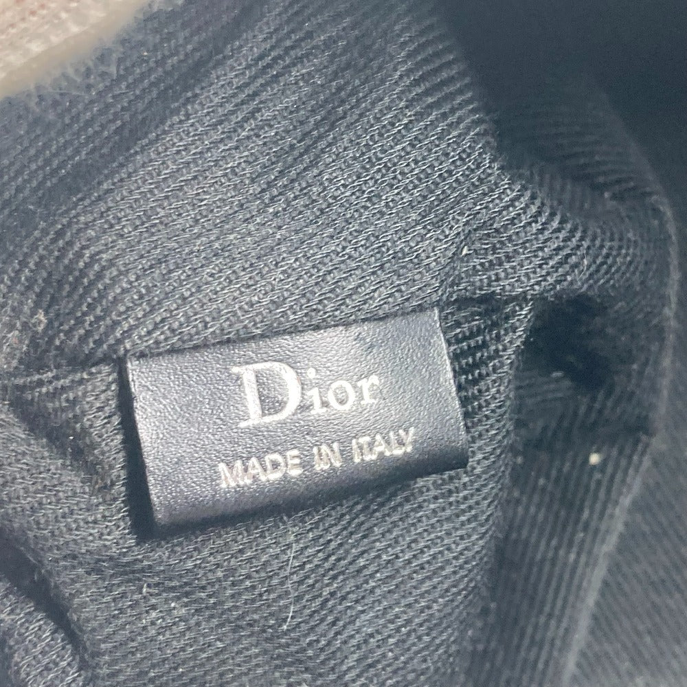 Dior ロゴ セカンドバッグ カバン ポーチ キャンバス/レザー ユニセックス ブラック - brandshop-reference