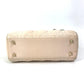 Dior shoulder bag, crossbody bag, Lady Dior mini 2-way handbag, leather, women's, pink beige, beige