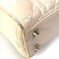 Dior shoulder bag, crossbody bag, Lady Dior mini 2-way handbag, leather, women's, pink beige, beige