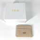 Dior カナージュ CARO カロ 名刺入れ パスケース カードケース レザー レディース ベージュ