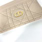 Dior カナージュ CARO カロ 名刺入れ パスケース カードケース レザー レディース ベージュ