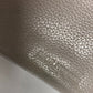 Dior ポーチ ロゴ ストラップ付 クラッチバッグ セカンドバッグ レザー メンズ グレー