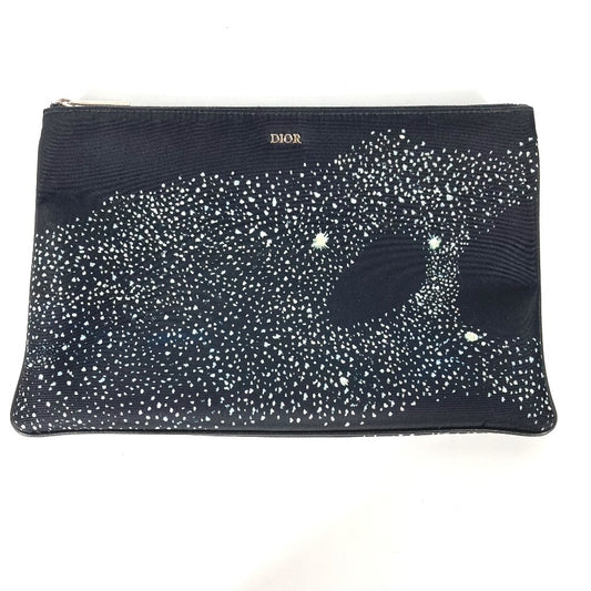 Dior ピータードイグ PETER DOIG ロゴ ポーチ クラッチバッグ ナイロン メンズ ブラック