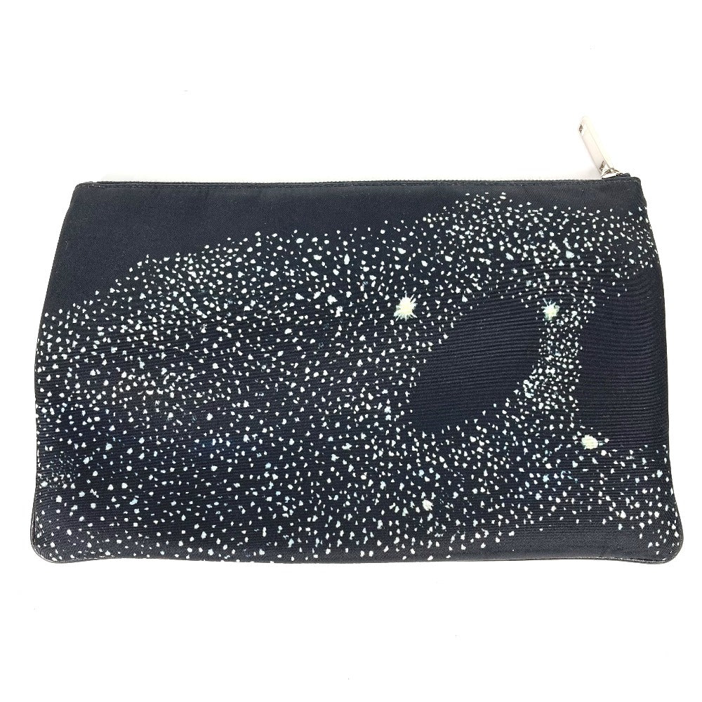 Dior ピータードイグ PETER DOIG ロゴ ポーチ クラッチバッグ ナイロン メンズ ブラック