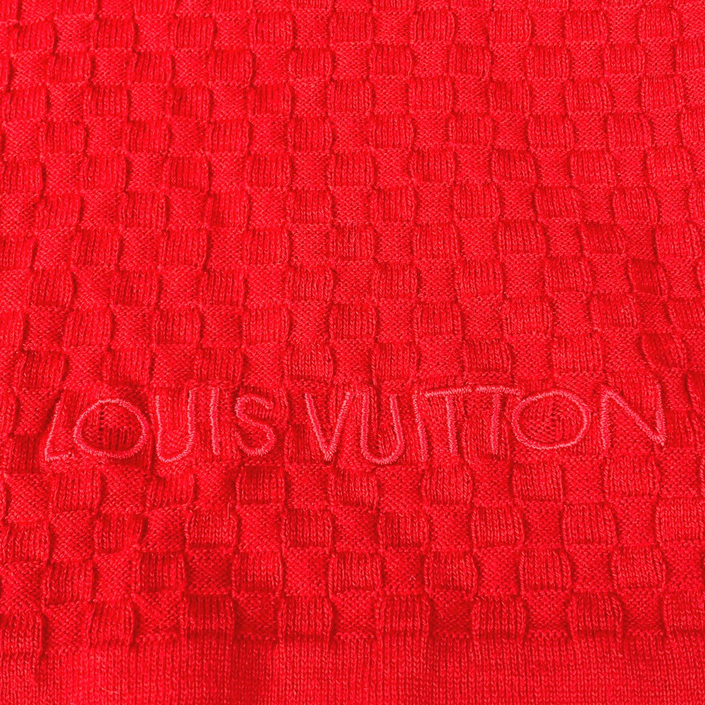 LOUIS VUITTON M75131 エシャルプ マイクロ ダミエ マフラー コットン レディース レッド - brandshop-reference