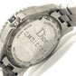Dior CD113119 Crystal Diamond Bezel 16P Quartz Date Watch Round Face Stainless Steel Women's Silver