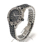 Dior CD113119 Crystal Diamond Bezel 16P Quartz Date Watch Round Face Stainless Steel Women's Silver