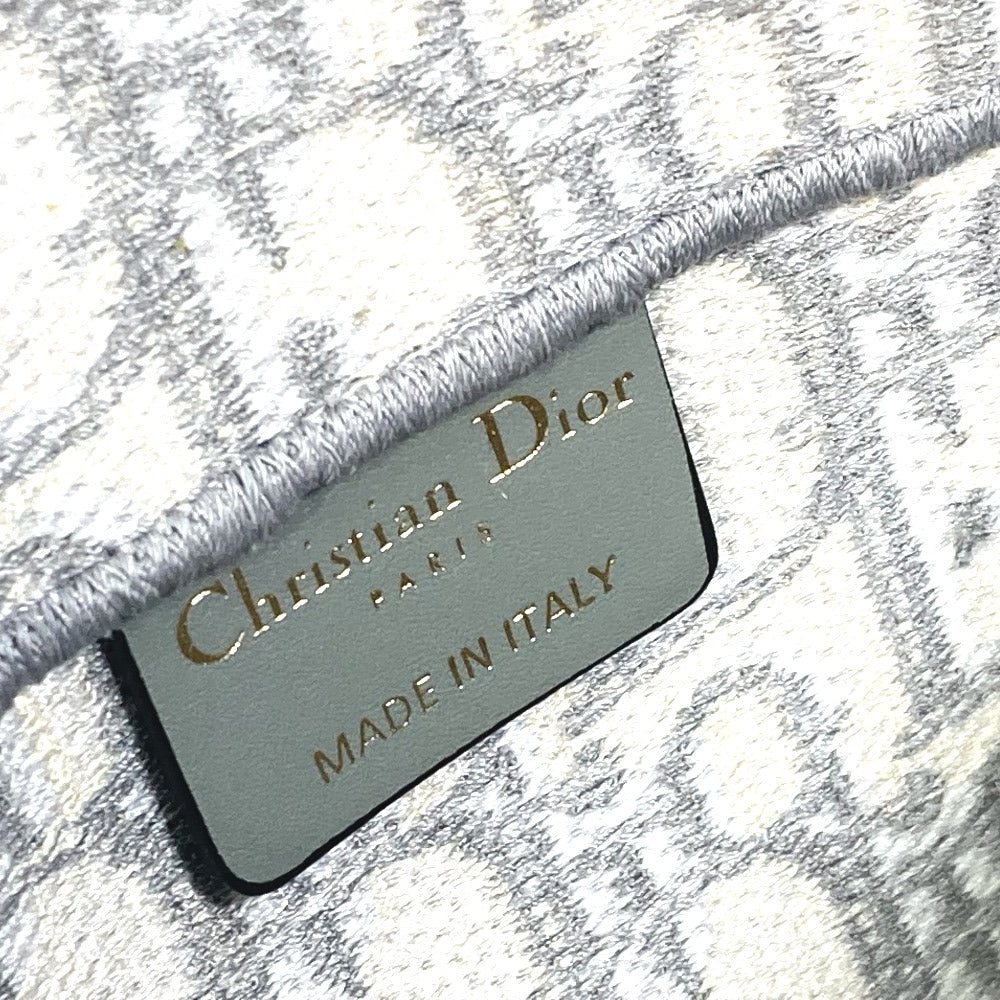 Dior Oblique Saddle Slim Pouch, Embroidered, Jacquard, Men's, Gray, Body Bag, Shoulder Bag, Waist Bag