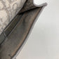 Dior Oblique Saddle Slim Pouch, Embroidered, Jacquard, Men's, Gray, Body Bag, Shoulder Bag, Waist Bag