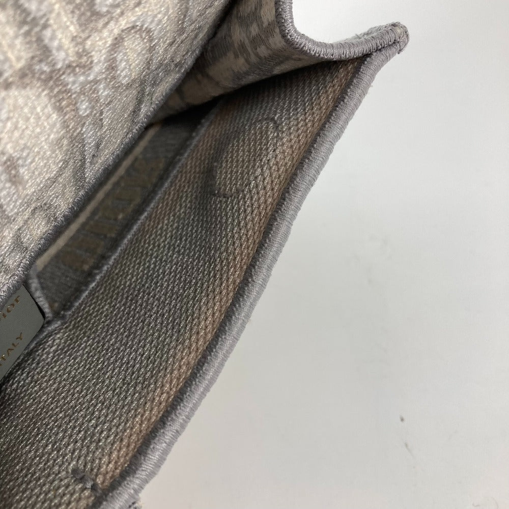 Dior Oblique Saddle Slim Pouch, Embroidered, Jacquard, Men's, Gray, Body Bag, Shoulder Bag, Waist Bag