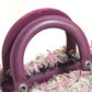 Dior Ginza Exclusive Le Rose Bonheur (Happy Rose) Lady Dior 2-Way Bag Shoulder Bag/Handbag Tweed Women's Pink x Purple x White