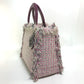 Dior Ginza Exclusive Le Rose Bonheur (Happy Rose) Lady Dior 2-Way Bag Shoulder Bag/Handbag Tweed Women's Pink x Purple x White