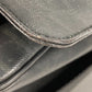 DIOR HOMME Crossbody Flap Trotter Oblique Logo Messenger Bag Shoulder Bag PVC Men's Black