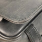 DIOR HOMME Crossbody Flap Trotter Oblique Logo Messenger Bag Shoulder Bag PVC Men's Black