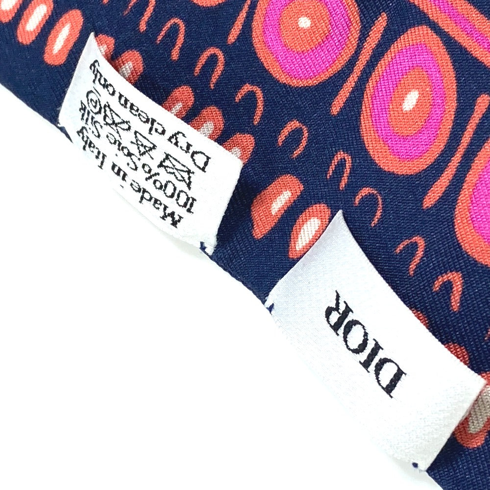 Dior ミッツア バンドースカーフ スカーフ シルク レディース ネイビー