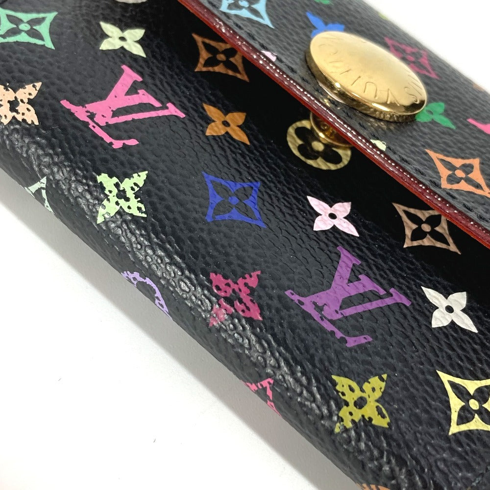 LOUIS VUITTON M60007 モノグラムマルチカラー ポルトモネ コージー 財布 小銭入れ フラップ コインケース モノグラムマルチカラーキャンバス レディース ノワール ブラック