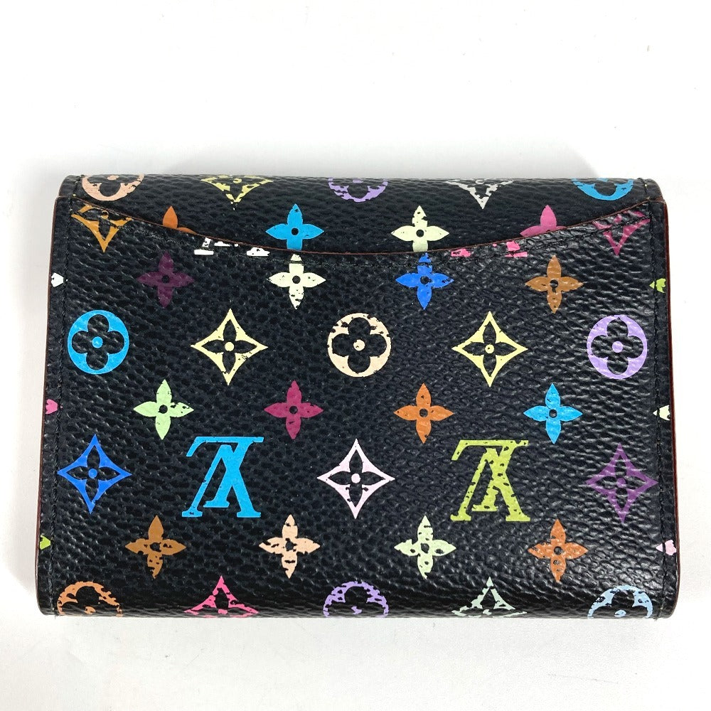 LOUIS VUITTON M60007 モノグラムマルチカラー ポルトモネ コージー 財布 小銭入れ フラップ コインケース モノグラムマルチカラーキャンバス レディース ノワール ブラック