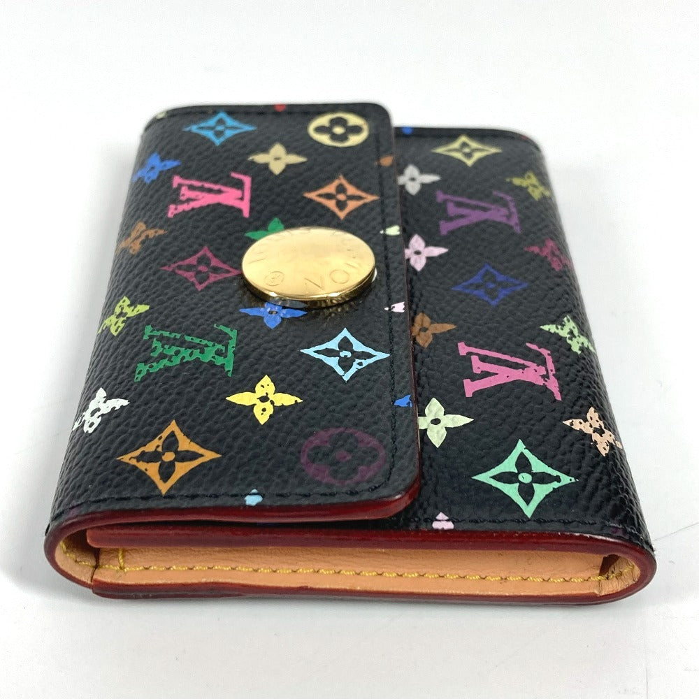 LOUIS VUITTON M60007 モノグラムマルチカラー ポルトモネ コージー 財布 小銭入れ フラップ コインケース モノグラムマルチカラーキャンバス レディース ノワール ブラック