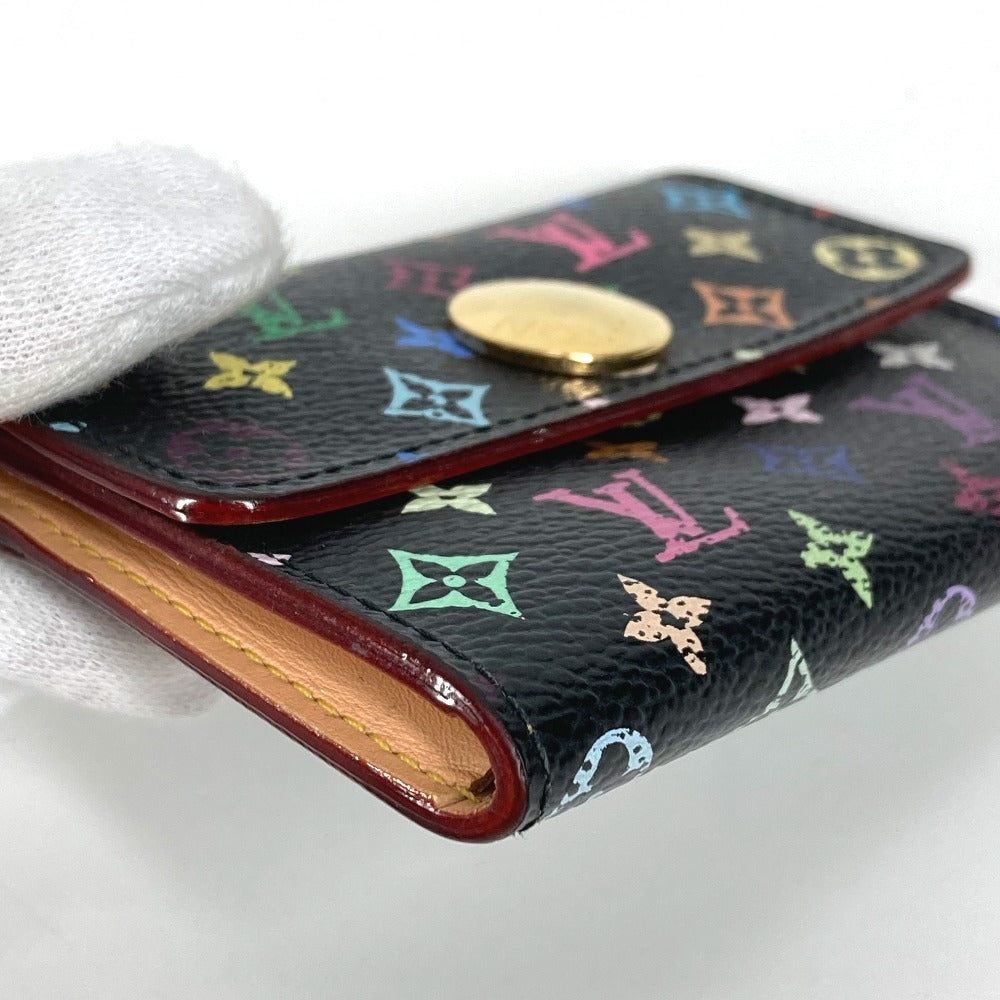 LOUIS VUITTON M60007 モノグラムマルチカラー ポルトモネ コージー 財布 小銭入れ フラップ コインケース モノグラムマルチカラーキャンバス レディース ノワール ブラック