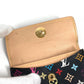 LOUIS VUITTON M60007 モノグラムマルチカラー ポルトモネ コージー 財布 小銭入れ フラップ コインケース モノグラムマルチカラーキャンバス レディース ノワール ブラック
