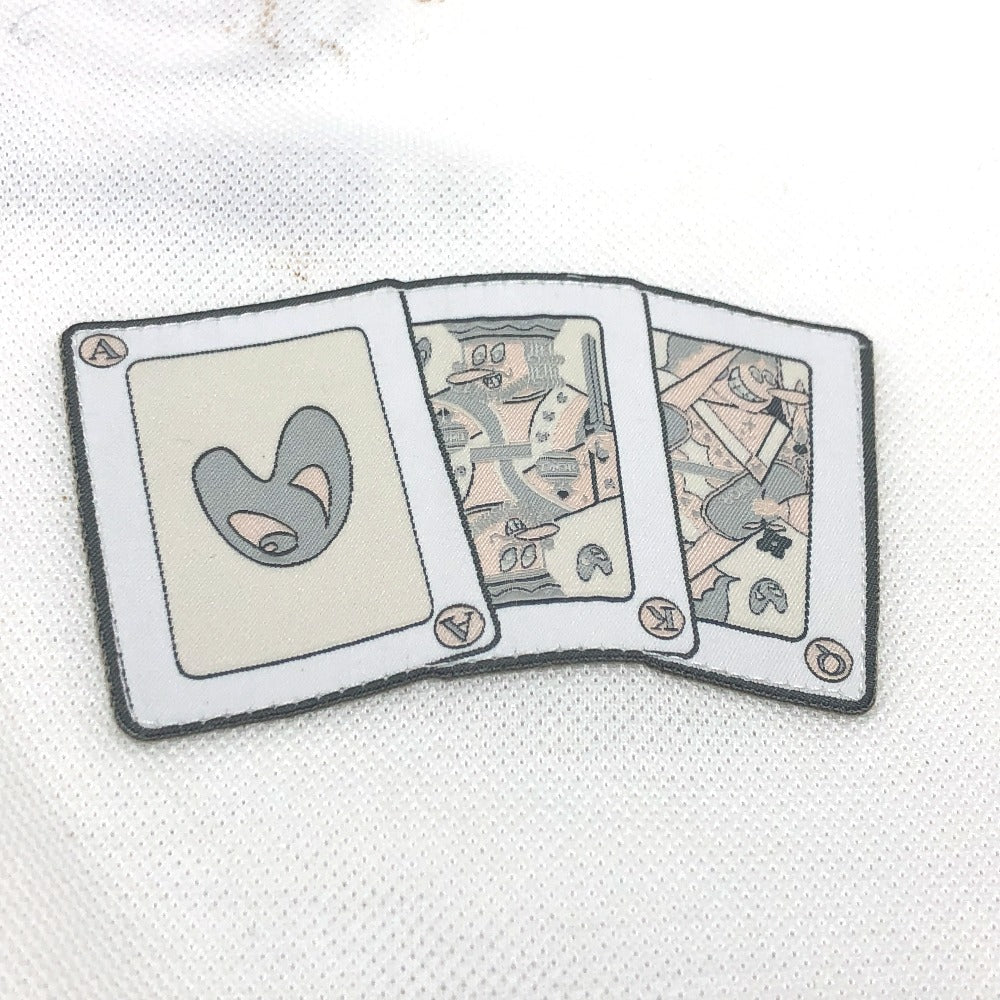 Dior 143J833A0448 ロゴ刺繍 KENNY SCHARF ケニーシャーフコラボ アパレル オーバーサイズ トップス ポロシャツ コットン メンズ ホワイト