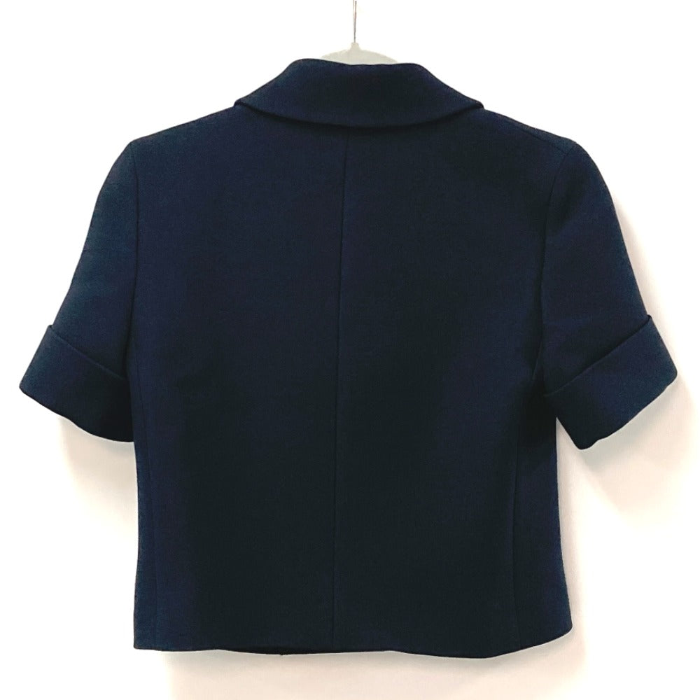 Dior 221V23A1162 2022年モデル テーラード ショートスリーブ ジャケット アパレル ジャケット ウール レディース ブラック