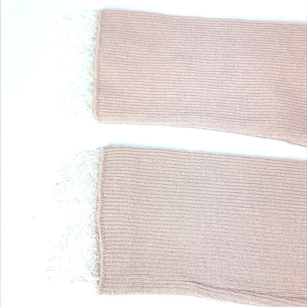 Dior lace knit cardigan, long-sleeved, cashmere, women's, pink