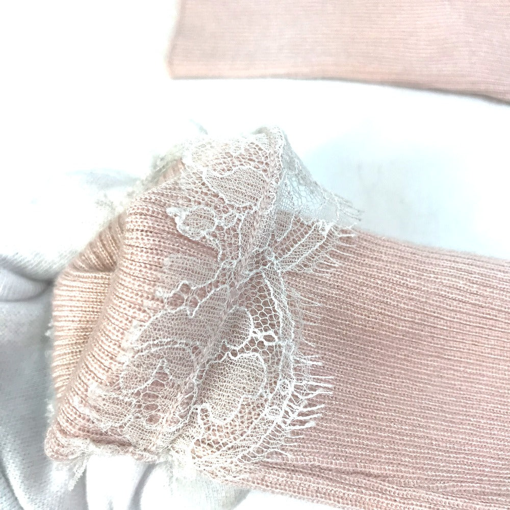 Dior lace knit cardigan, long-sleeved, cashmere, women's, pink