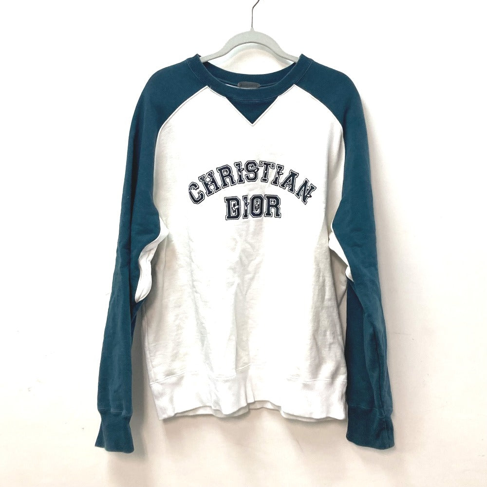 Dior 193J636A0687 KENNY SCHARF ケニー・シャーフ ロゴエンブロイダリー スウェット 長袖 トップス アパレル トレーナー コットン メンズ ホワイト
