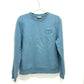 Dior 943.J612A0531 CD Icon Crew Neck Sweatshirt, Long Sleeve, Cotton, Men's, Blue