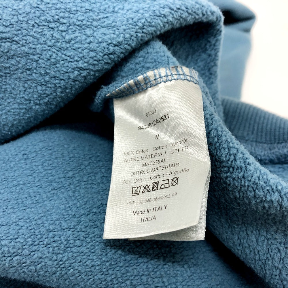 Dior 943.J612A0531 CD Icon Crew Neck Sweatshirt, Long Sleeve, Cotton, Men's, Blue
