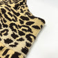 Christian Dior 154S02AM006 Leopard Print Ribbon Cashmere Sweater for Women, Brown