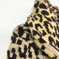 Christian Dior 154S02AM006 Leopard Print Ribbon Cashmere Sweater for Women, Brown