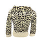 Christian Dior 154S02AM006 Leopard Print Ribbon Cashmere Sweater for Women, Brown