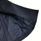 DIOR HOMME Men's Black Double-Breasted Cotton Trench Coat with Belt