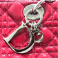 Dior M0955PVR Cannage Soft Enamel Lady Dior Bag Chain Shoulder Bag Tote Handbag Patent Leather Women's Pink