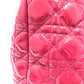 Dior M0955PVR Cannage Soft Enamel Lady Dior Bag Chain Shoulder Bag Tote Handbag Patent Leather Women's Pink