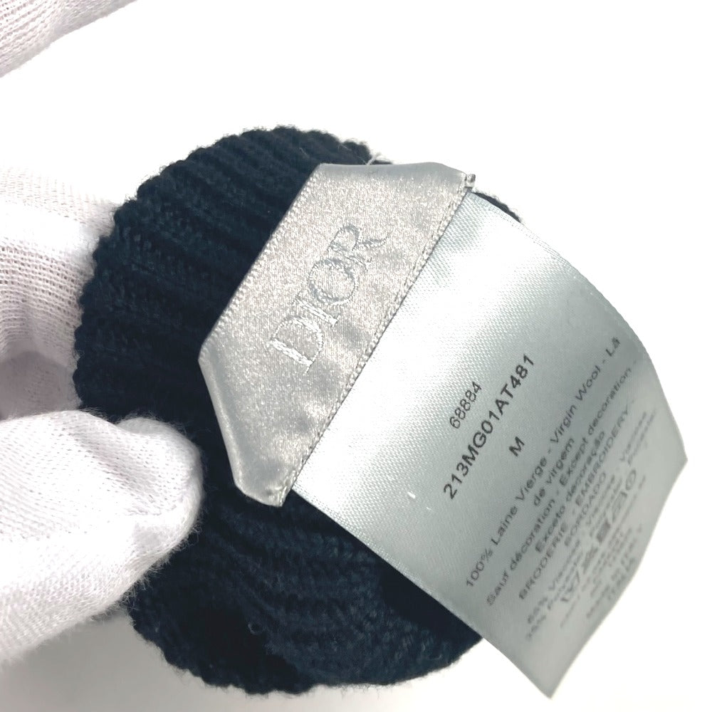 Dior 213MG01AT481 バイカラー CDロゴ グローブ アクセサリー 手袋 ウール メンズ グレー - brandshop-reference