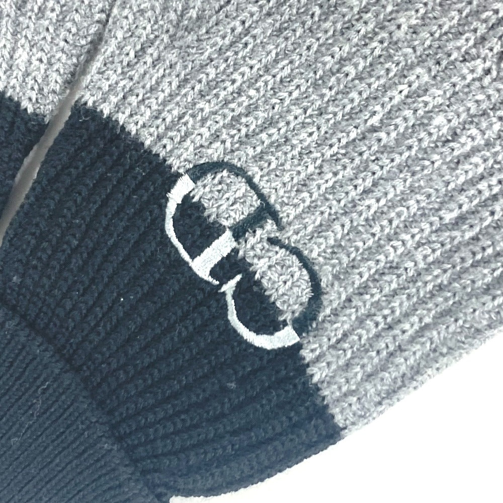 Dior 213MG01AT481 バイカラー CDロゴ グローブ アクセサリー 手袋 ウール メンズ グレー - brandshop-reference